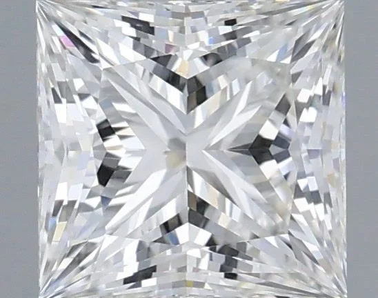 1.69 Carat Princess Shaped, Ideal Cut, F Color, VVS2 Clarity, IGI Certified Lab Grown Diamond