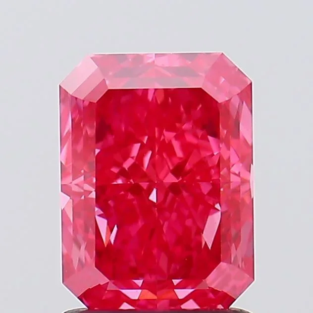 1.71 Carat Radiant Shaped, Ideal Cut, VVS2 Clarity, IGI Certified Lab Grown Diamond