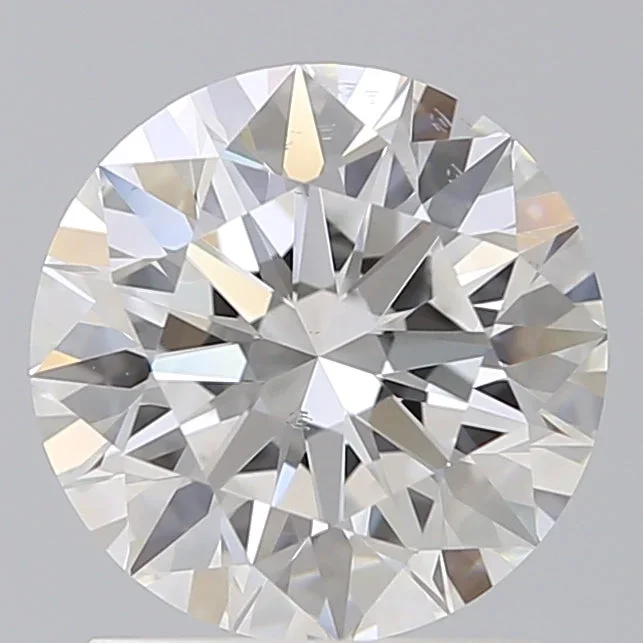 1.73 Carat Round Shaped, Ideal Cut, E Color, VS2 Clarity, IGI Certified Lab Grown Diamond