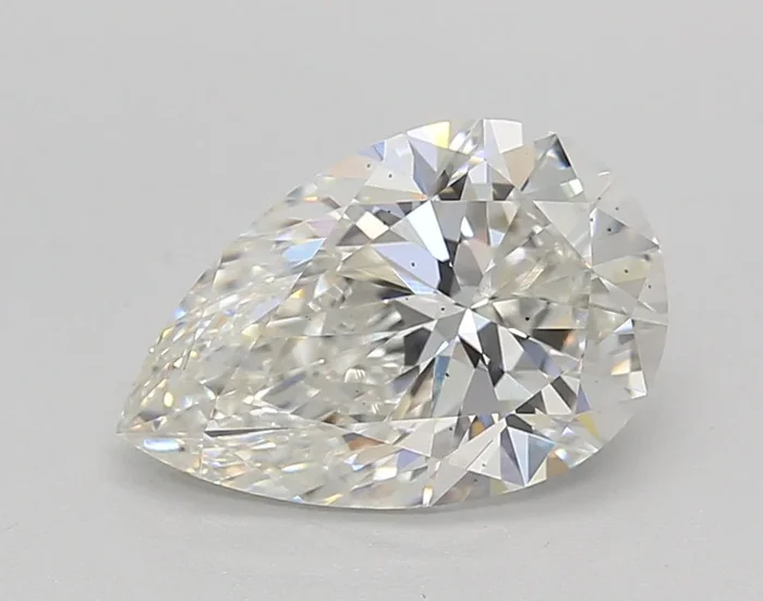 1.87 Carat Pear Shaped, Ideal Cut, G Color, VS2 Clarity, IGI Certified Lab Grown Diamond