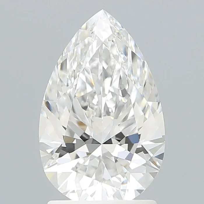 1.88 Carat Pear Shaped, Ideal Cut, E Color, VVS2 Clarity, IGI Certified Lab Grown Diamond