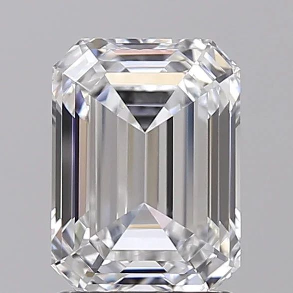 1.89 Carat Emerald Shaped, Ideal Cut, D Color, VVS1 Clarity, IGI Certified Lab Grown Diamond