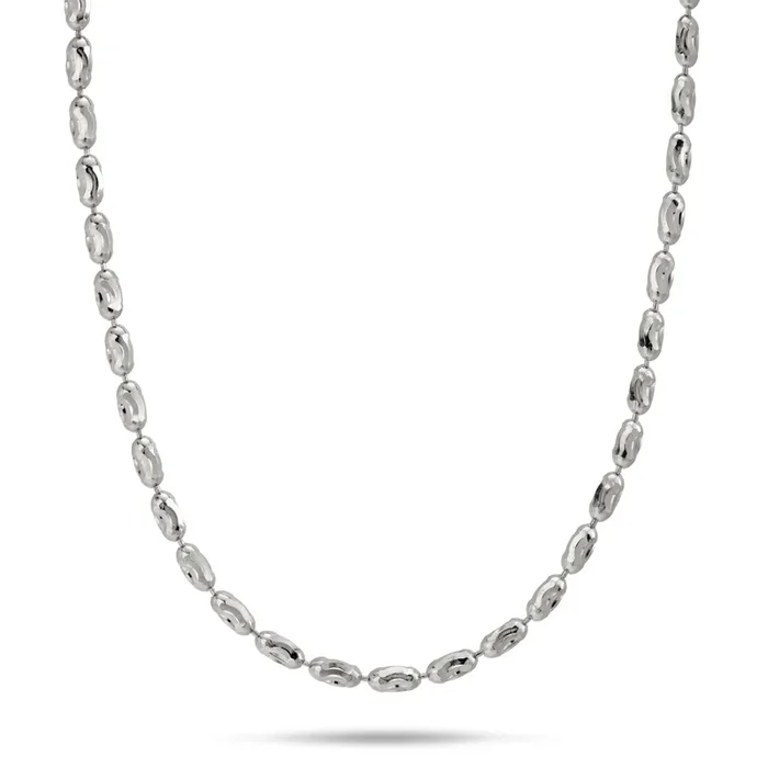 1.8mm Ovalina Chain in White Gold