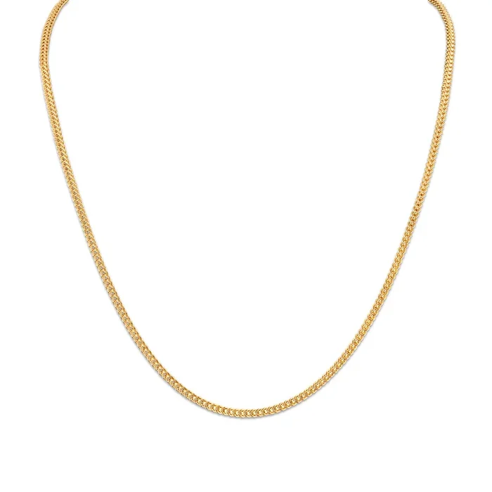 10KT Yellow Gold 20-inch 2.2MM Franco Chain