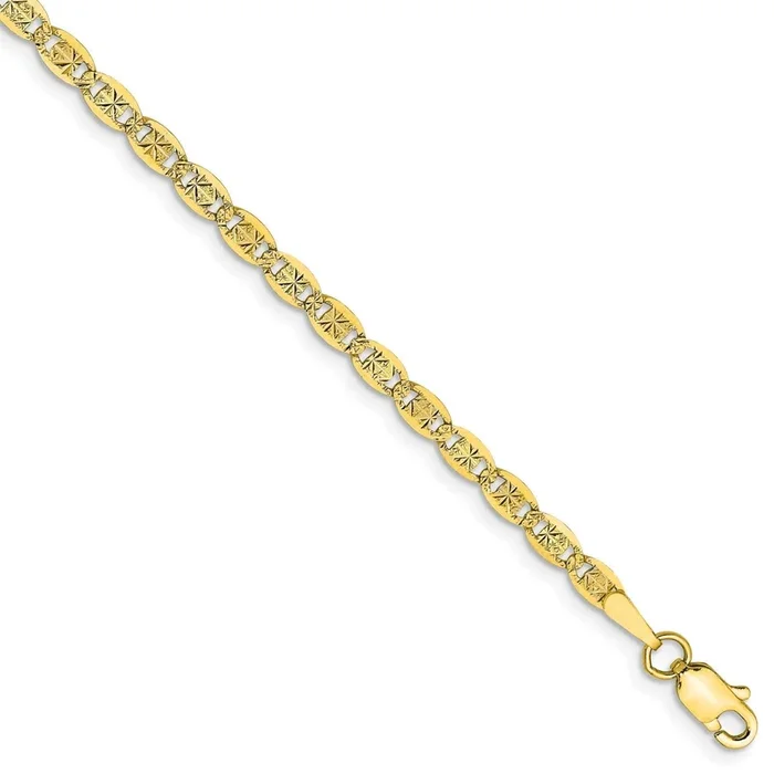 10KT Yellow Gold 20-inch 2.75MM Diamond-cut Valentino Chain