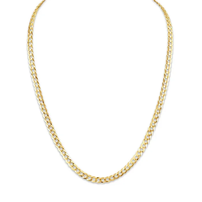 10KT Yellow Gold 22-inch 5.7MM Curb Chain