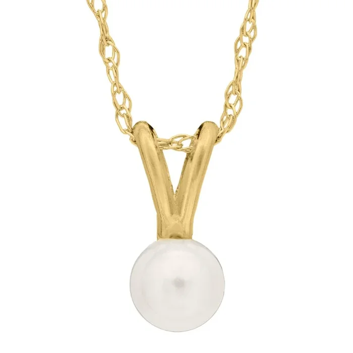 14k Gold Children’s Pearl Necklace