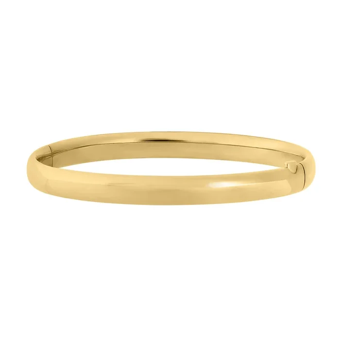 14K Gold-Filled Plain 6mm Bangle