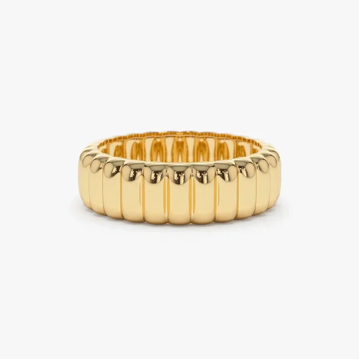 14k Iconic Dome Bold Statement Ring