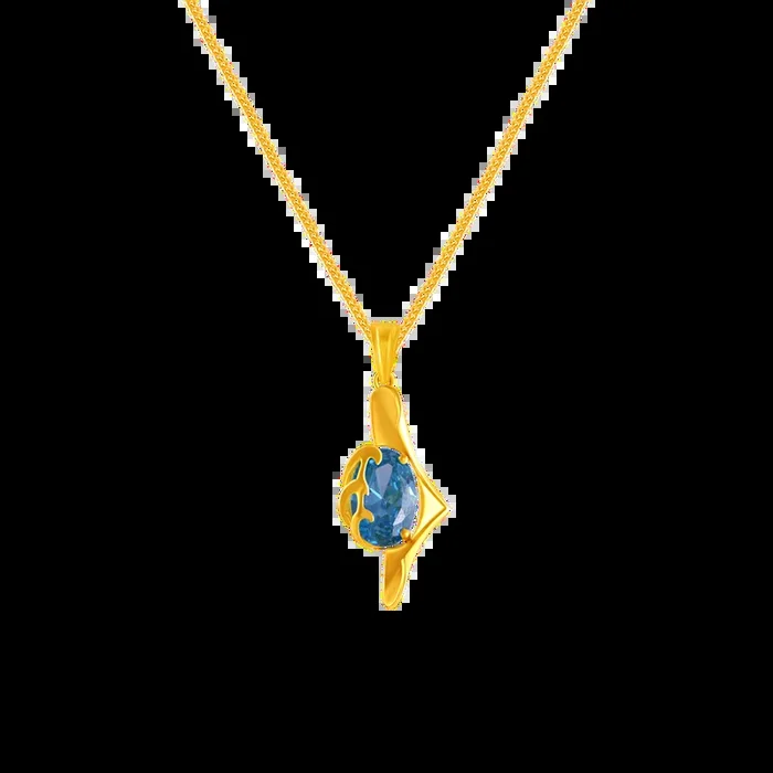 14k Lovely Gold Pendant By Amazea Collection For You
