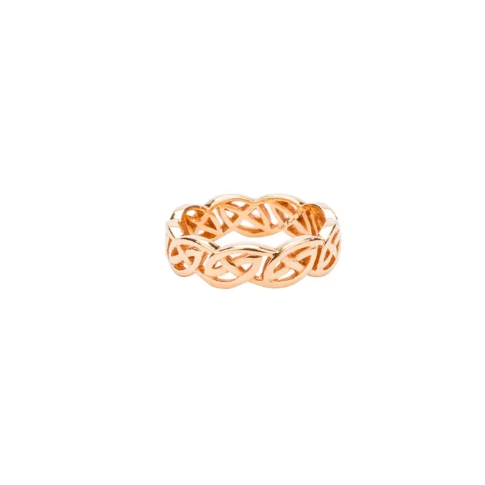 14k Rose Gold Eternity Knot ‘Lomond’ Ring