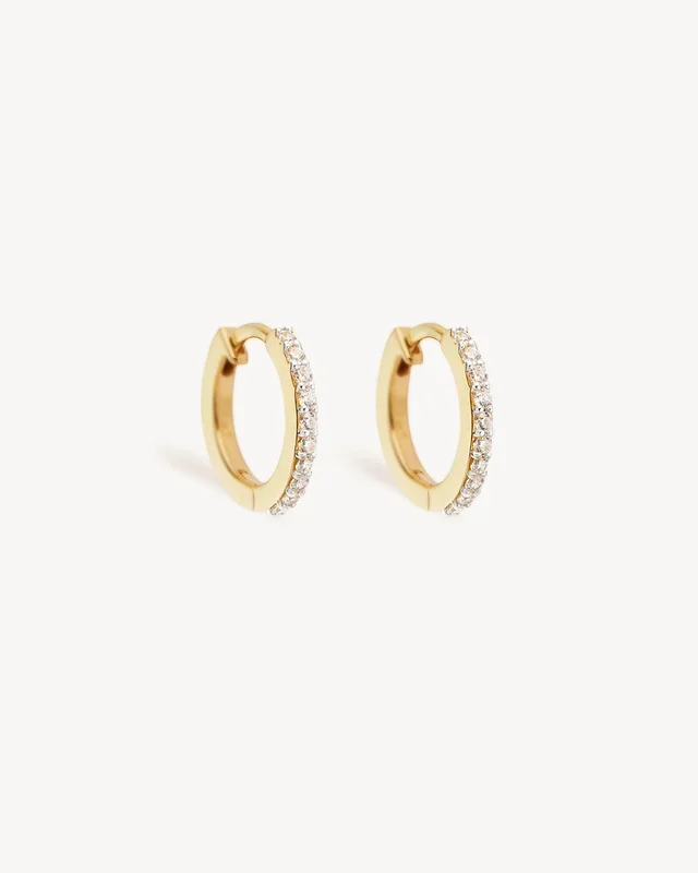 14k Solid Gold Celestial Sleepers – Pair