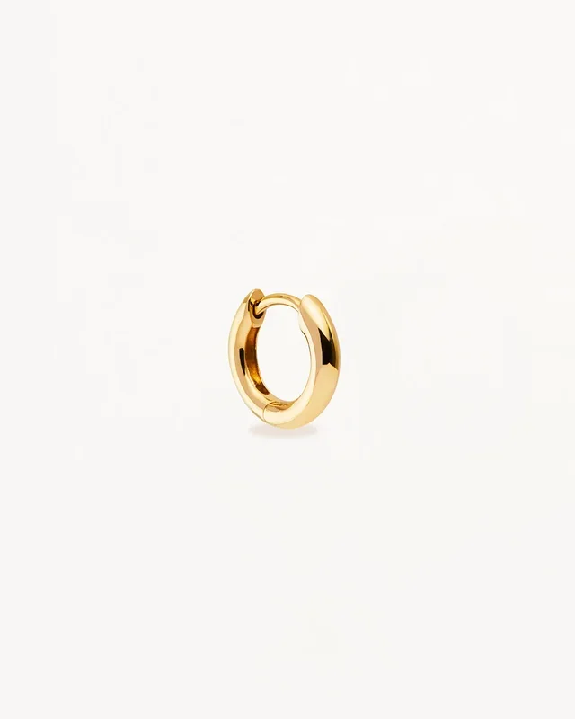 14k Solid Gold Keepsake Hoop