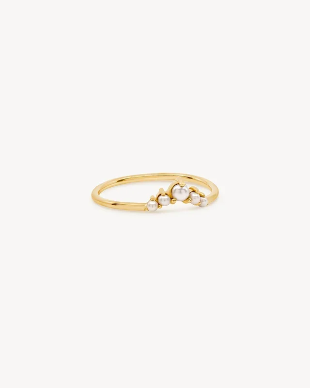 14k Solid Gold Peace Lover Ring