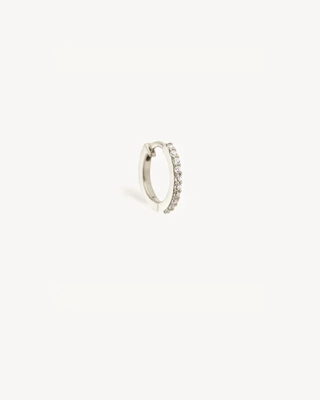 14k Solid White Gold Celestial Sleeper