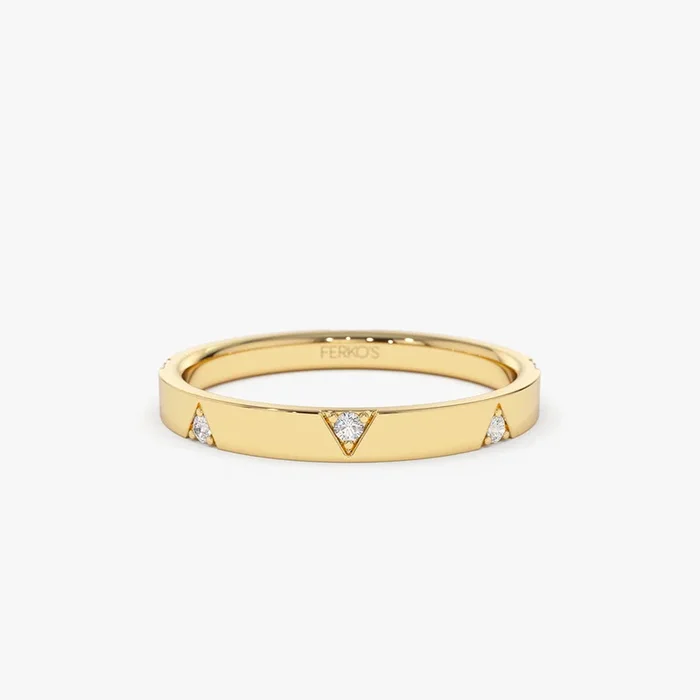 14k Unique Diamond Full Eternity Ring