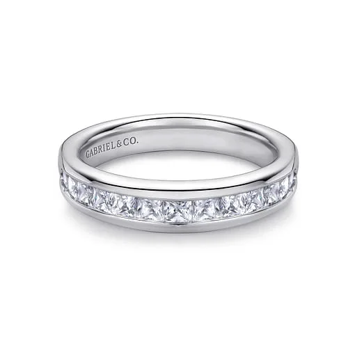 14K White Gold Matching Wedding Band