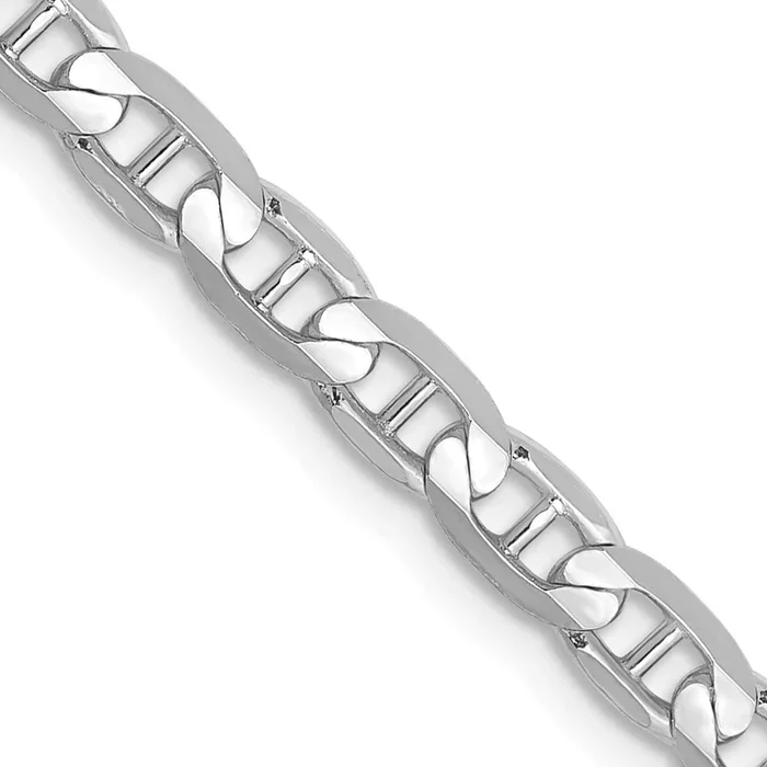 14KT White Gold 24-inch 3.75MM Anchor Link Chain
