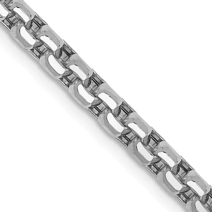14KT White Gold 26-inch 3.6MM Box Chain