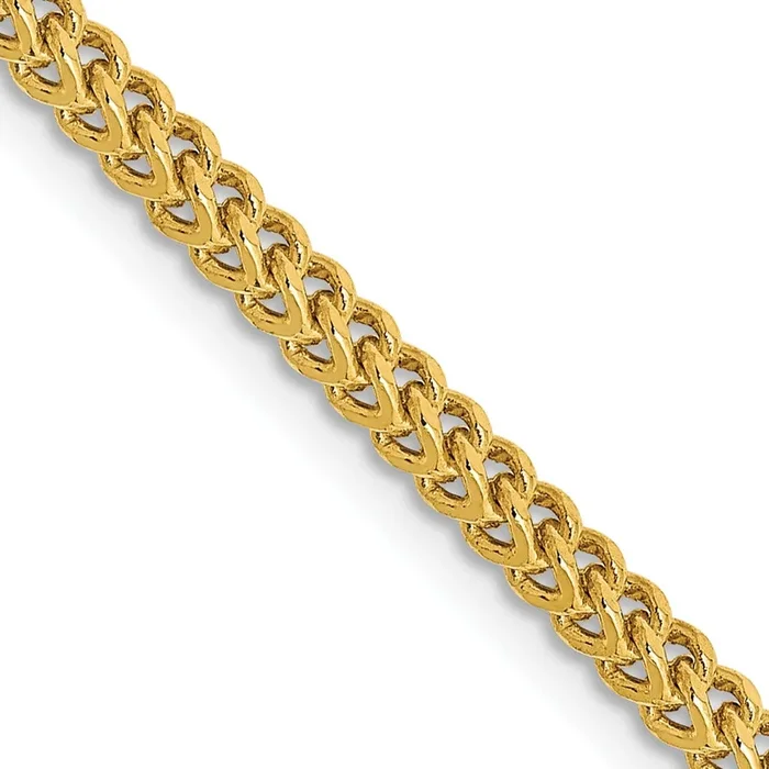 14KT Yellow Gold 18-inch 2.2MM Franco Chain