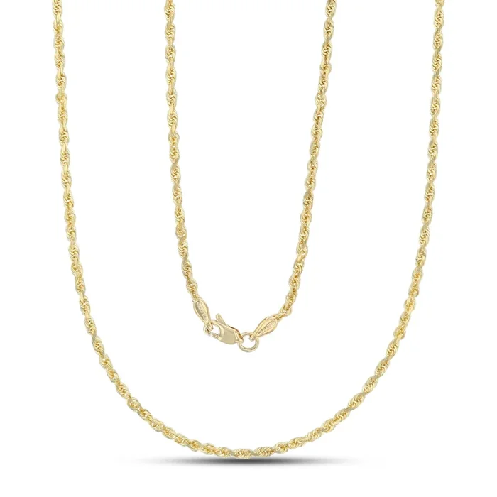 14KT Yellow Gold 20-inch 2.15MM Rope Chain