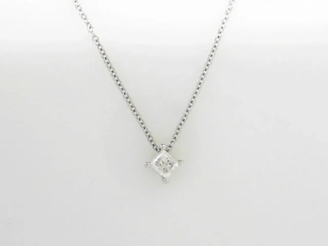 14KWG 0.25CTW PC DIA SOLITAIRE NECKLACE