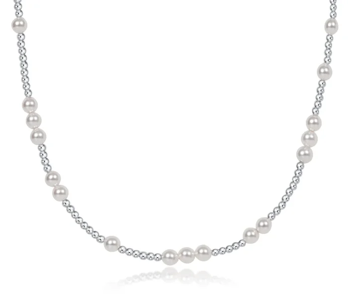 15″ Choker Hope Unwritten Sterling – Pearl
