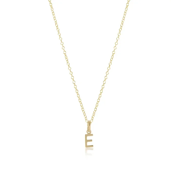 16″ Necklace Gold – Respect Gold Charm