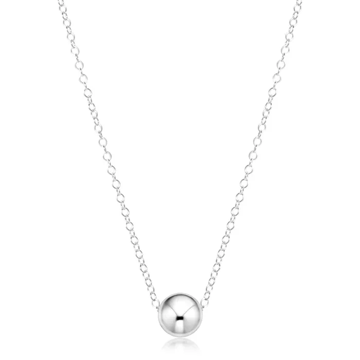 16″ Necklace Sterling – Classic 8mm Sterling