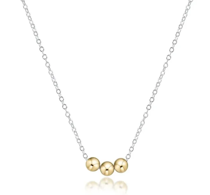 16″ Necklace Sterling Mixed Metal – Joy Gold