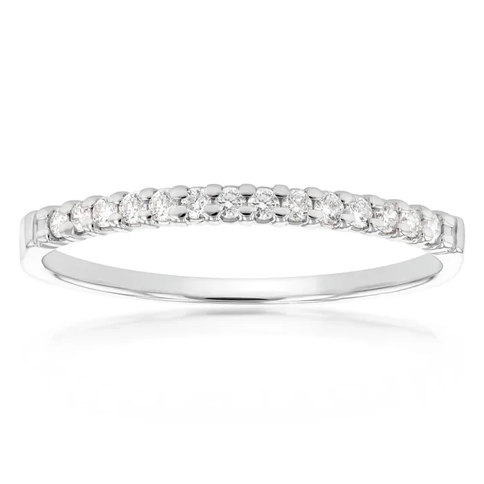 18ct White Gold ‘Eden’ Ring With 0.15 Carats Of Diamonds