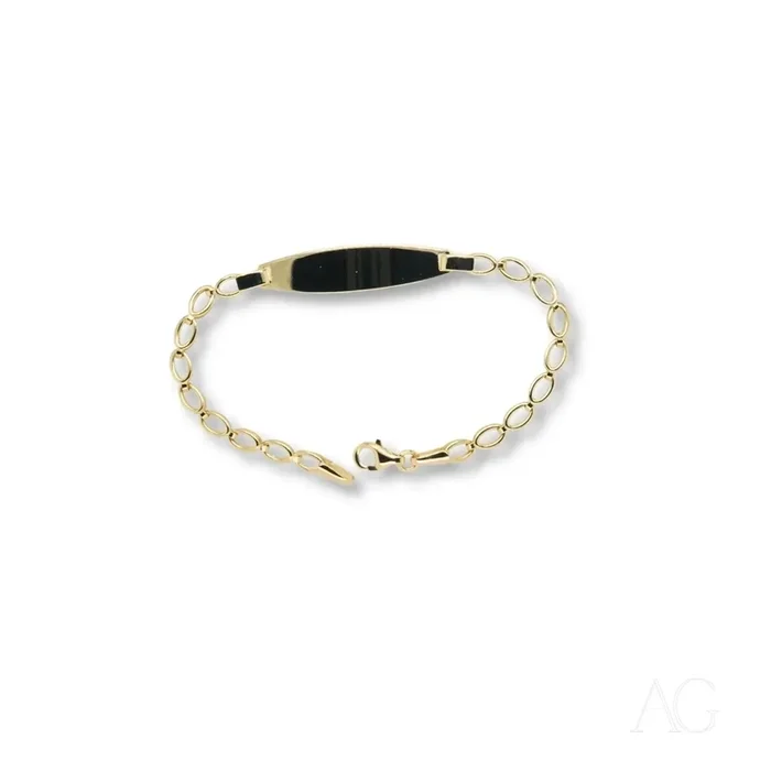 18k Gold ID Bracelet for Kids – Timeless Elegance and Durability