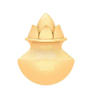 18k Gold Mangal Kalash Pendant From Pc Chandra Online Exclusive Collection