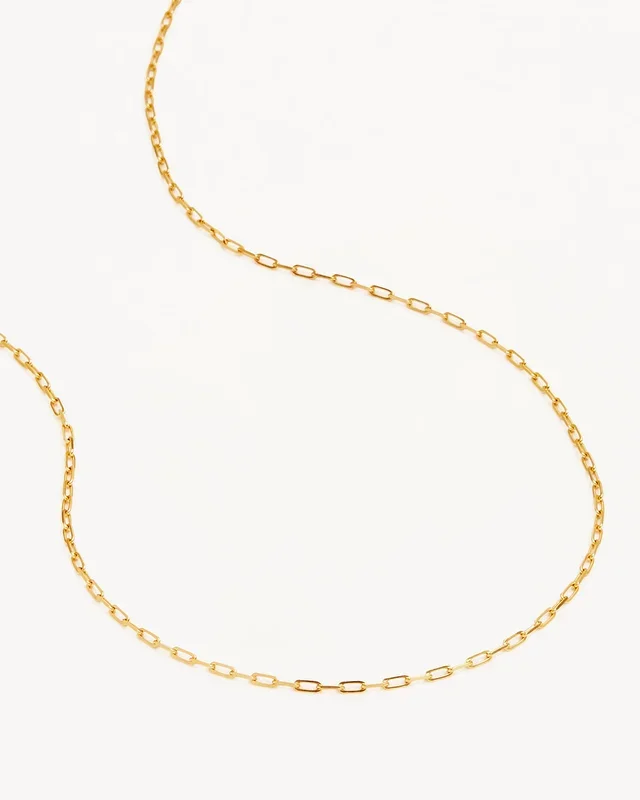 18k Gold Vermeil 18″ Link Chain Necklace