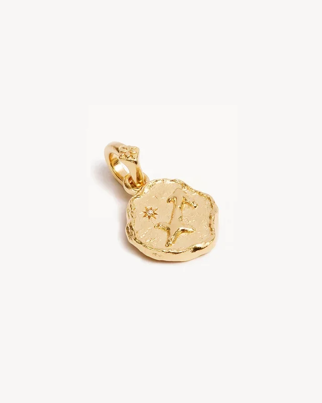 18k Gold Vermeil Cosmic Love Zodiac Annex Link Pendant – Sagittarius