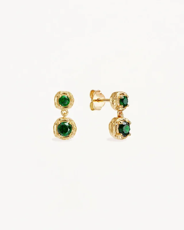 18k Gold Vermeil Depth of You Drop Earrings