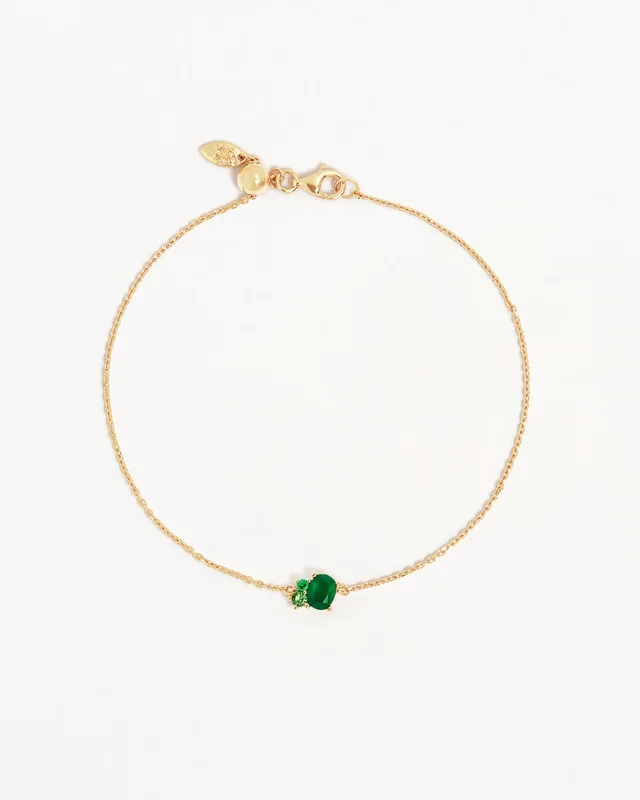18k Gold Vermeil Kindred Birthstone Bracelet – May