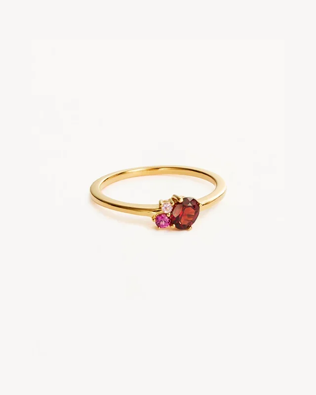 18k Gold Vermeil Kindred Birthstone Ring – January