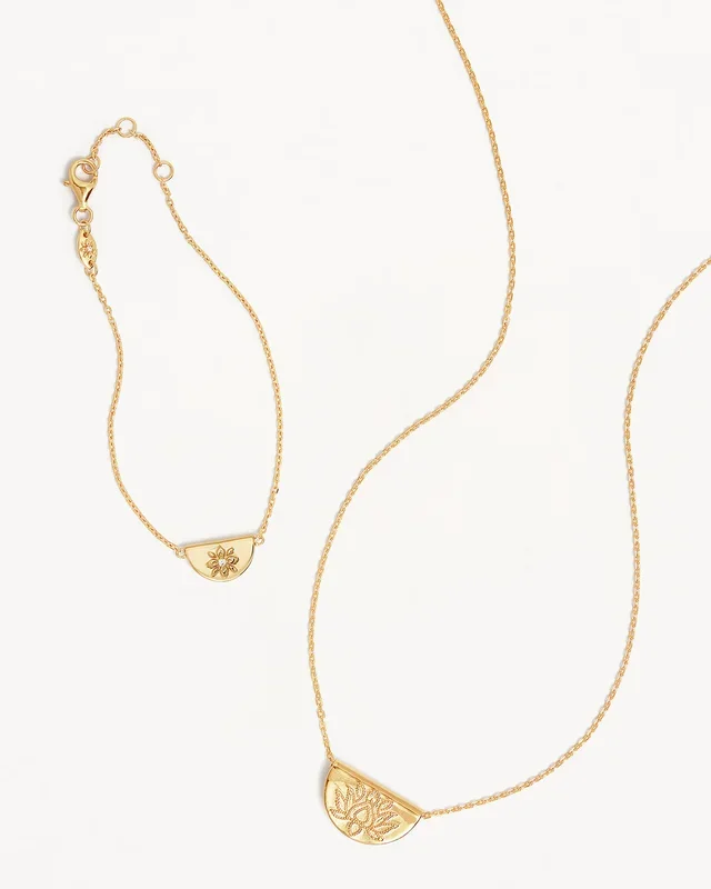 18k Gold Vermeil Signature Lotus Gift Set