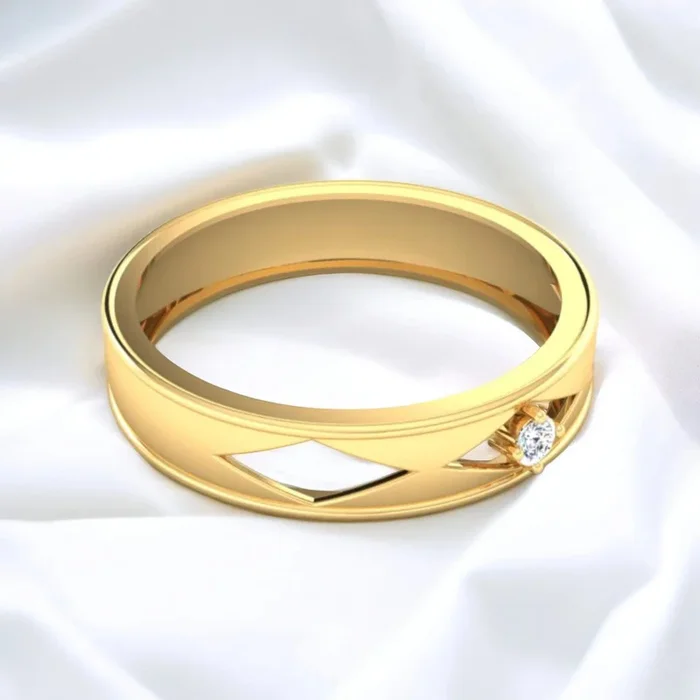 18KT Gold & Certified Diamond Exquisite Design Ring for Women