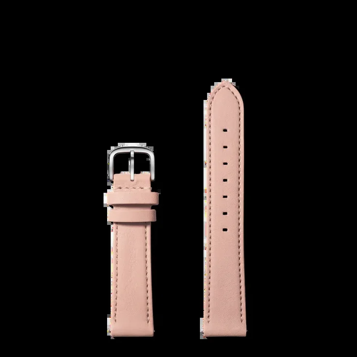18mm Blush Leather Watch Strap – Blush