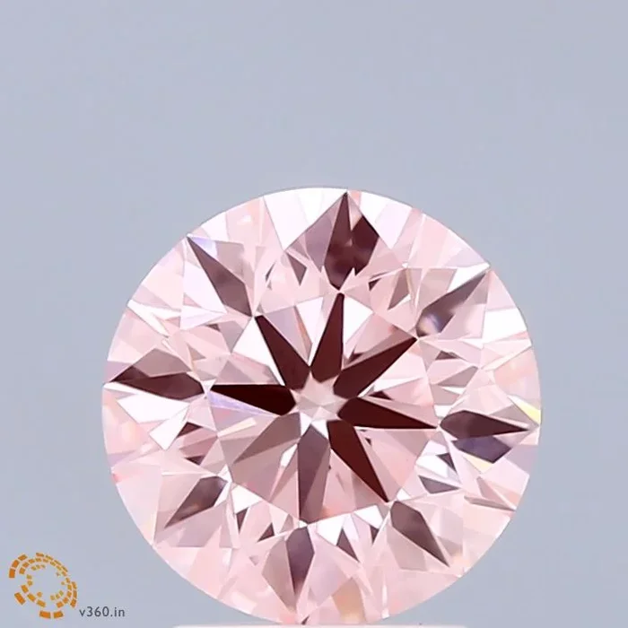 2.01 Carat Round Shaped, Excellent Cut, FANCY VIVID PINK Color, VS1 Clarity, IGI Certified Lab Grown Diamond
