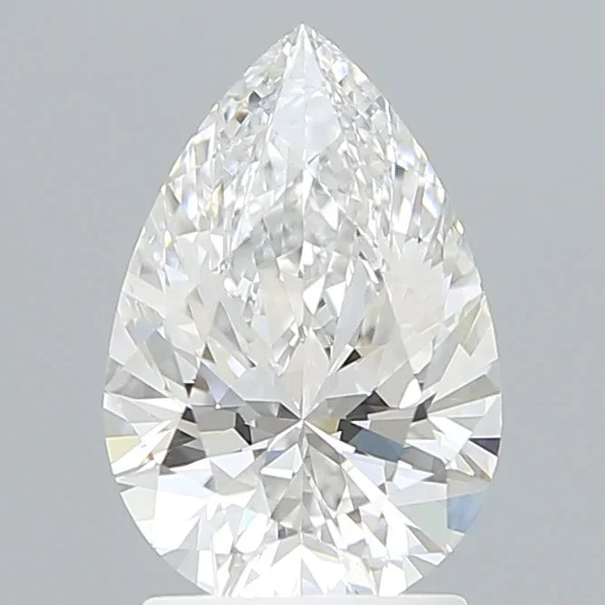 2.04 Carat Pear Shaped, Very Good Cut, D Color, VVS2 Clarity, IGI Certified Lab Grown Diamond