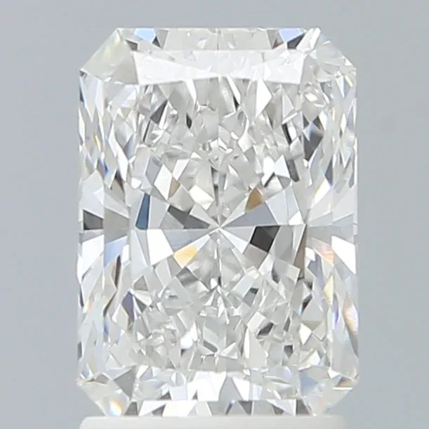2.05 Carat Radiant Shaped, Very Good Cut, D Color, VVS2 Clarity, IGI Certified Lab Grown Diamond
