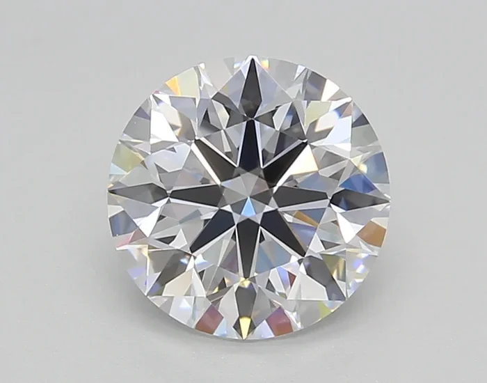 2.07 Carat Round Shaped, Ideal Cut, D Color, VVS1 Clarity, IGI Certified Lab Grown Diamond