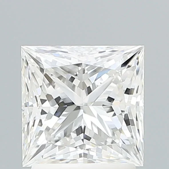 2.08 Carat Princess Shaped, Ideal Cut, F Color, VVS2 Clarity, IGI Certified Lab Grown Diamond