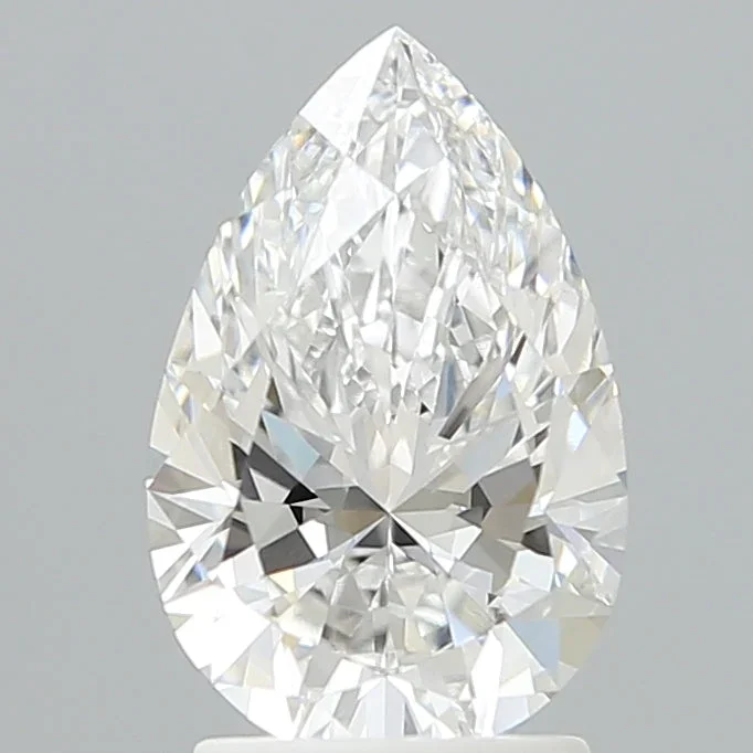 2.09 Carat Pear Shaped, Very Good Cut, D Color, VS1 Clarity, IGI Certified Lab Grown Diamond