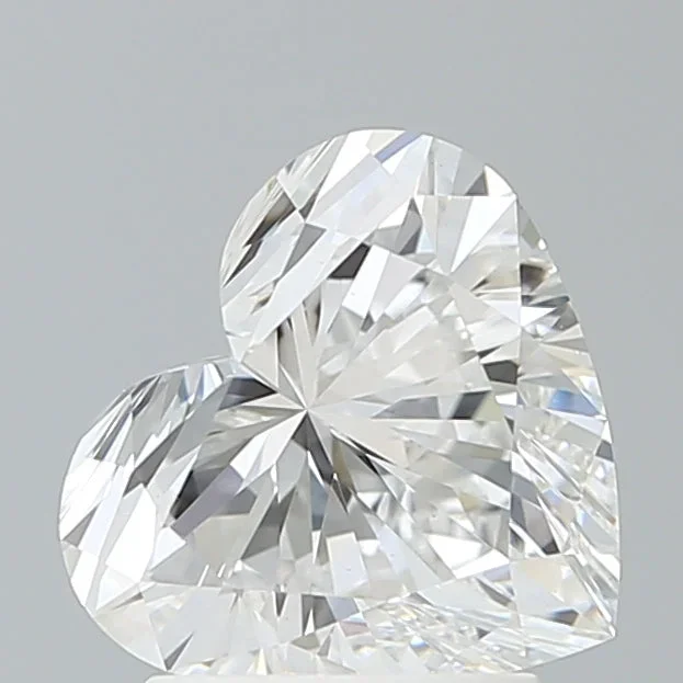 2.10 Carat Heart Shaped, Very Good Cut, D Color, VS1 Clarity, IGI Certified Lab Grown Diamond