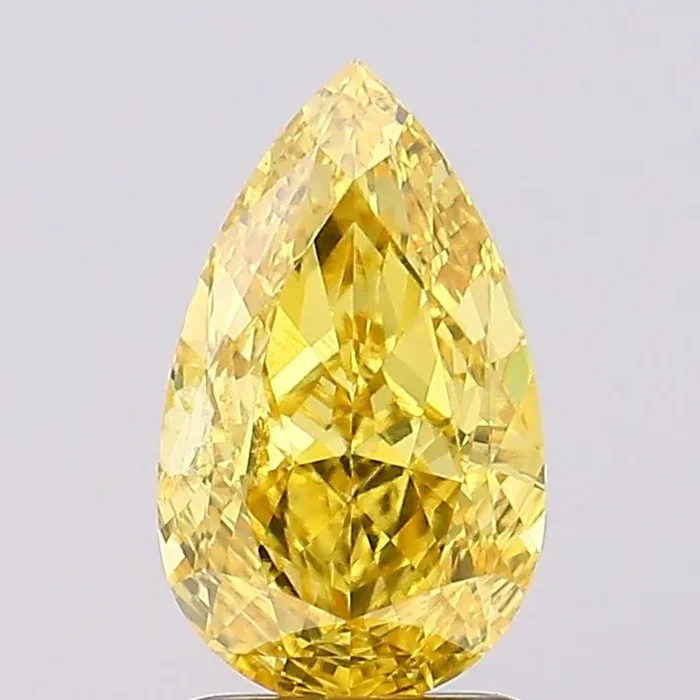 2.10 Carat Pear Shaped, Ideal Cut, SI2 Clarity, IGI Certified Lab Grown Diamond