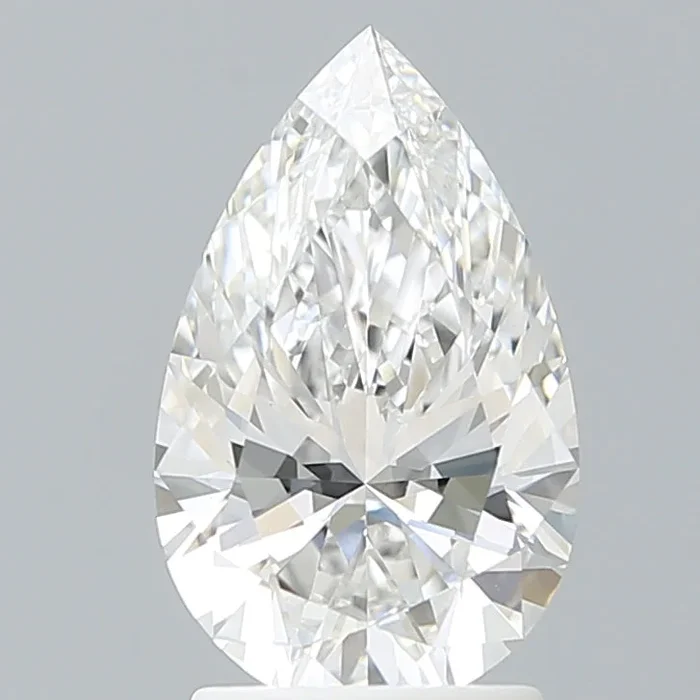 2.12 Carat Pear Shaped, Very Good Cut, E Color, VVS2 Clarity, IGI Certified Lab Grown Diamond